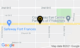 Rainy River Future Development Corp in Fort Frances map