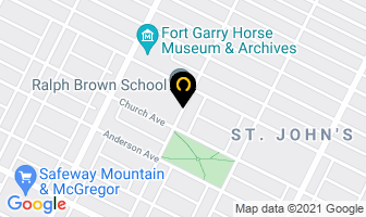 Ralph Brown Schoolopen Winnipeg School Division in Winnipeg map