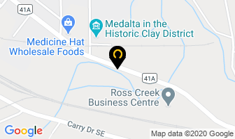 Ram Exteriors Inc in Medicine Hat map