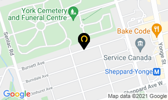 Ramin Chemideh in North York map