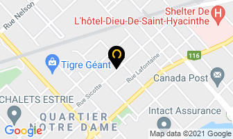 Ramonage St&eacute;phane Lussier in Saint-Hyacinthe map