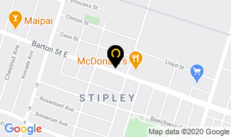 Ranalli Travel Agency in Hamilton map