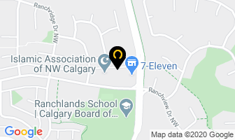 Ranchland Family Physician in Calgary map