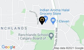 Ranchlands Dental Clinic in Calgary map