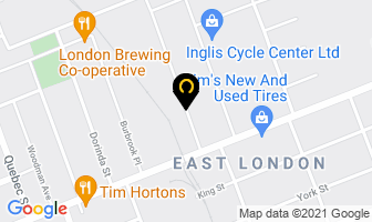 Randal Klein Design in London map