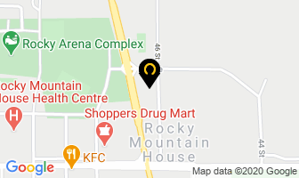 Rapid Car Wash in Rocky Mountain House map
