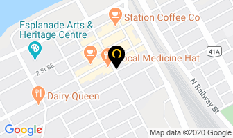 Rath Law Office in Medicine Hat map