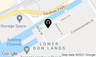 Raven Banner Entertainment in Toronto map