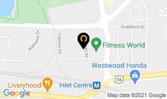 Ray Clinic in Port Moody map