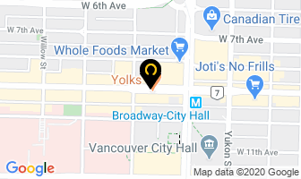 Ray Hair Arts Academy Registration in Vancouver map