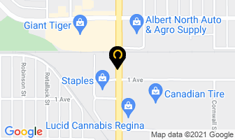 Rayacom Print & Design in Regina map
