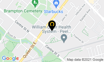 Rayar Umesh Dr in Brampton map