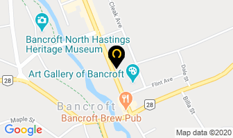 Razors Edge in Bancroft map