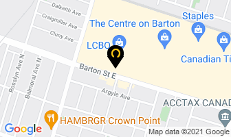 Rbc Insurance in Hamilton map