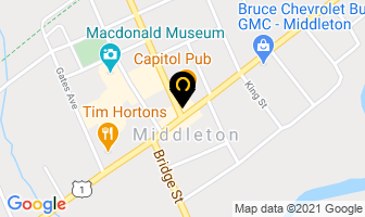 Rbc Royal Bank in Middleton map