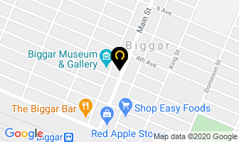 Rbc Royal Bank in Biggar map