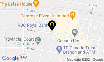 Rbc Royal Bank in Camrose map