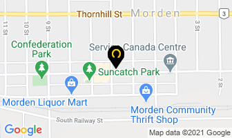 Rbc Royal Bank in Morden map