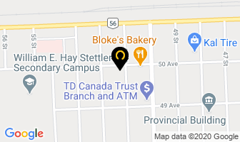 Rbc Royal Bank in Stettler map