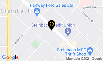Rbc Royal Bank in Steinbach map