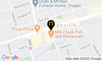 Rbc Royal Bank in Orangeville map