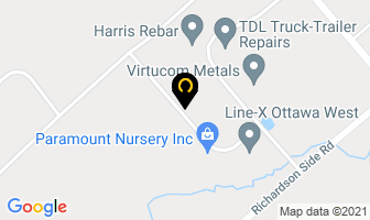Rbc Waste Water Services in Carp map