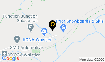 Rdc Fine Homes Inc in Whistler map