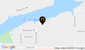 Re Scuba in Terrebonne map