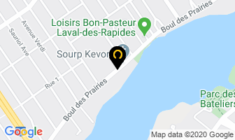 R&eacute;seau Arthist in Laval map