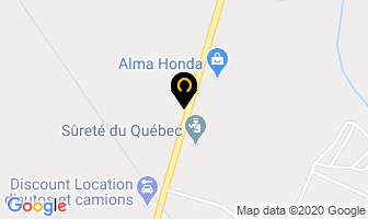 R&eacute;sidence La Joie in Alma map