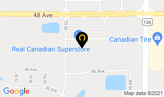 Real Canadian Superstore in Camrose map