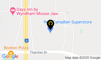 Real Canadian Superstore in Moose Jaw map