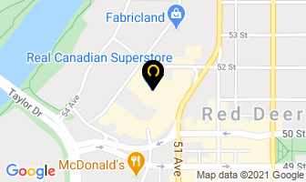 Real Canadian Superstore in Red Deer map