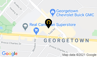 Real Canadian Superstore in Halton Hills map