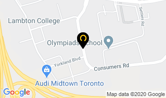 Real Estate Law in North York map