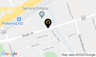 Real Estate Service in Pickering map