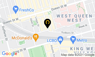 Real Food in Toronto map