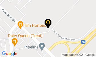 Real Huot Inc in Longueuil map