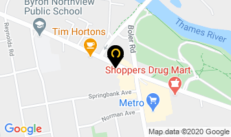 Real Internet Company Inc in London map