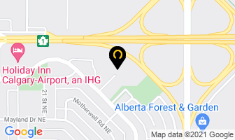 Real Time Systems in Calgary map