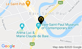 R&ecirc;ves D'automne Cofec in Baie-saint-paul map