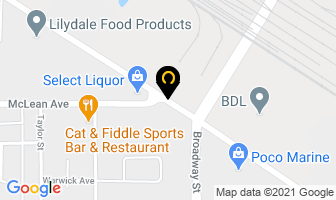 Recochem Inc in Port Coquitlam map