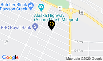 Reconnect Youth Services in Dawson Creek map