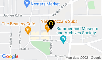 Recope in Summerland map