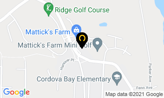 Red Barn Market in Victoria map