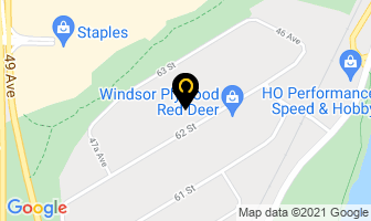 Red Coat Industries Ltd in Red Deer map