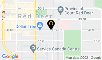 Red Deer & District Community Foundation in Red Deer map