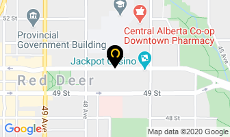 Red Deer & District Labour Council in Red Deer map