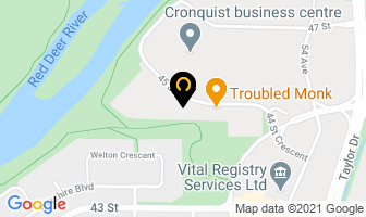 Red Deer Child Care in Red Deer map