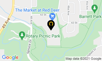 Red Deer Meals On Wheels in Red Deer map